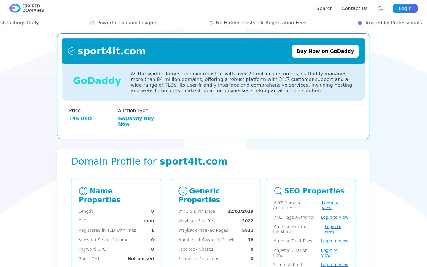 Screenshot of sport4it.com
