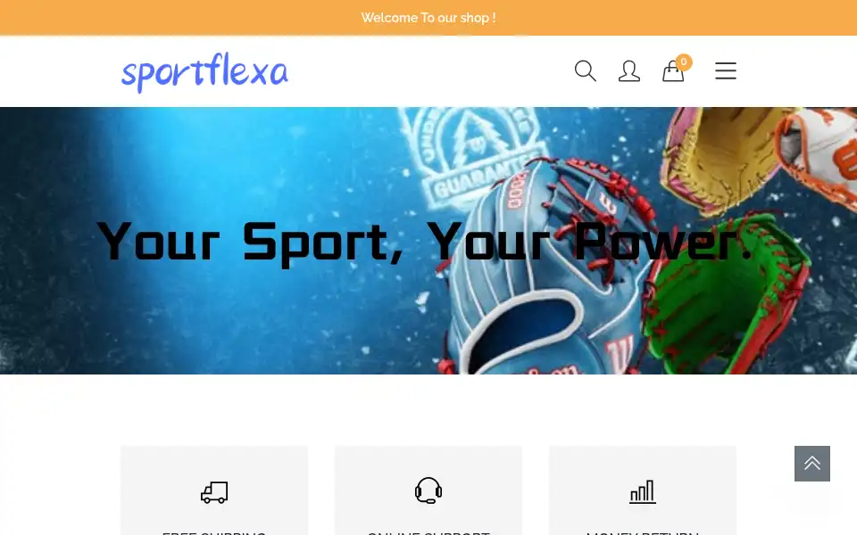 Screenshot of sportflexa.com