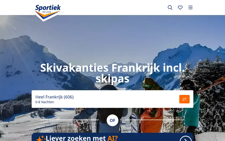 Screenshot of sportiek.com