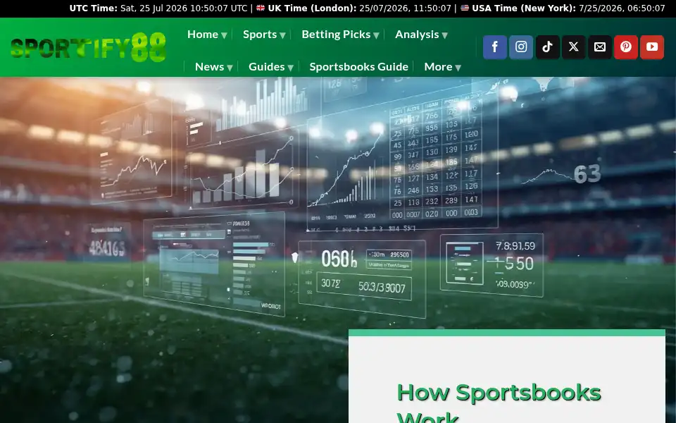 Screenshot of sportify88.com