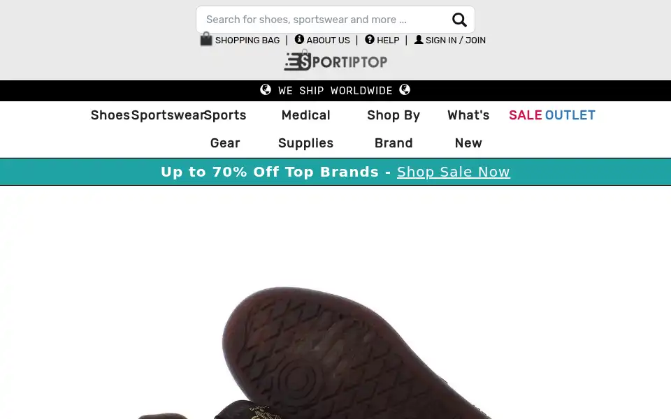 Screenshot of sportiptop.com