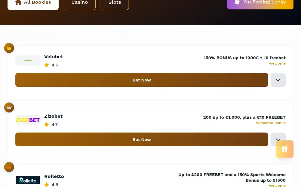 Screenshot of sportlixio.com