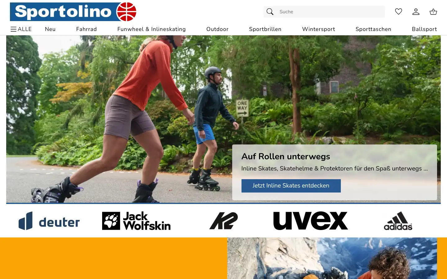 Screenshot of sportolino.de