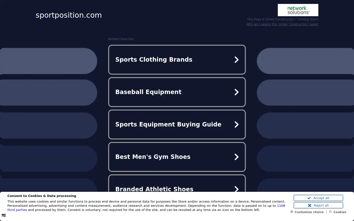 Screenshot of sportposition.com