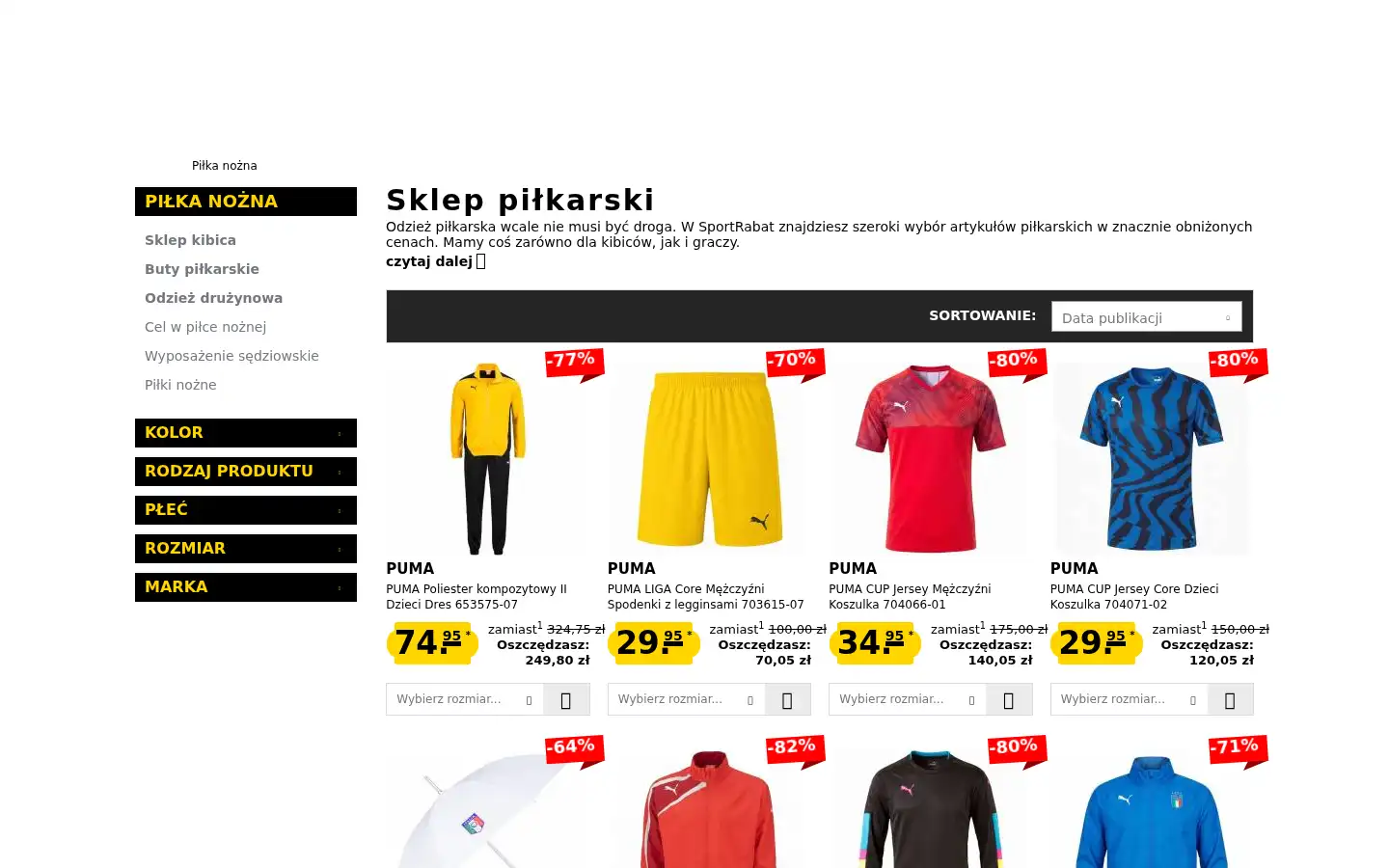 Screenshot of sportrabat.pl