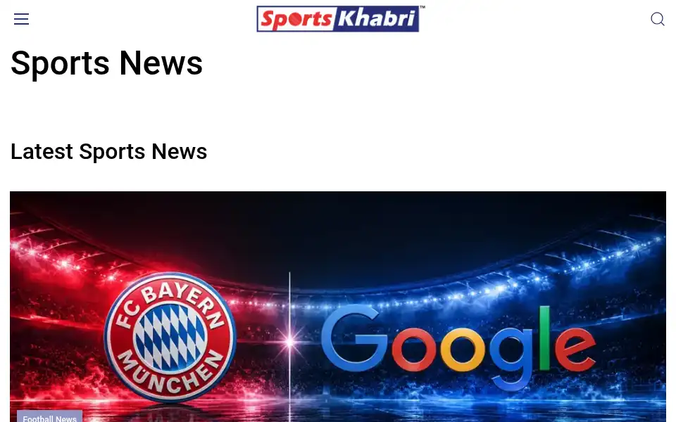 Screenshot of sportskhabri.com