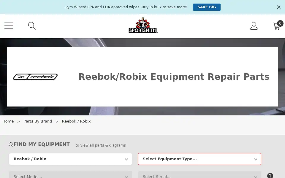 Screenshot of sportsmith.net