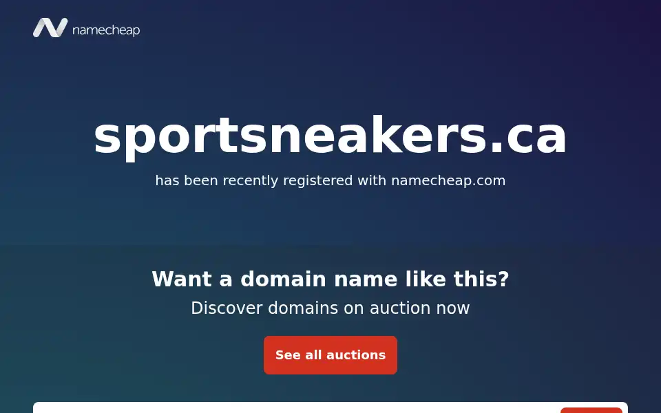 Screenshot of sportsneakers.ca