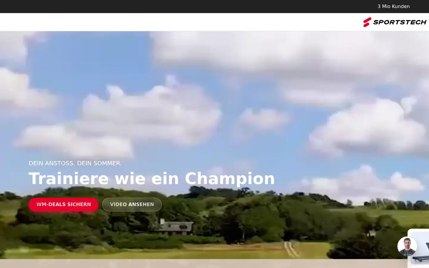 Screenshot of sportstech.at