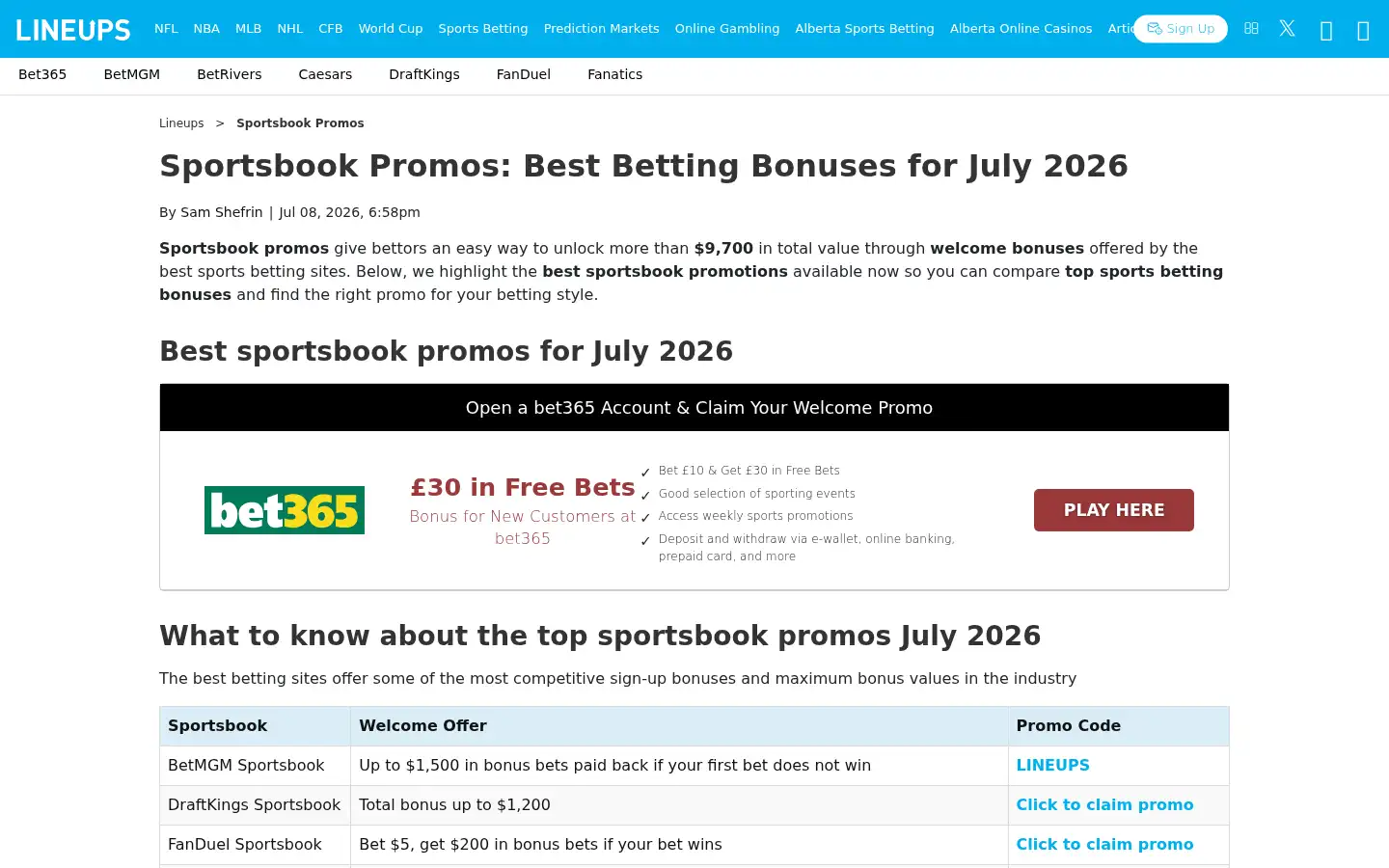Screenshot of sportwettenanbieter.com
