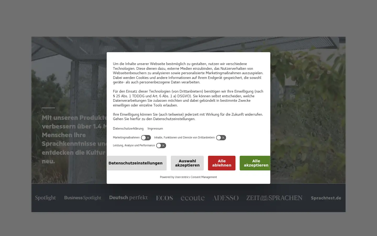 Screenshot of spotlight-verlag.de