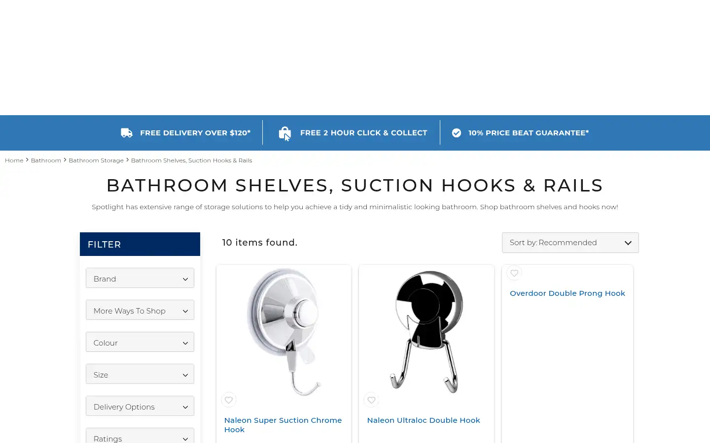 Screenshot of spotlightstores.com