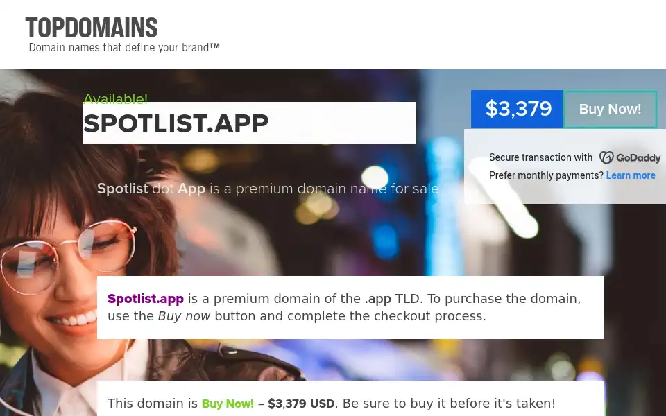 Screenshot of spotlist.app