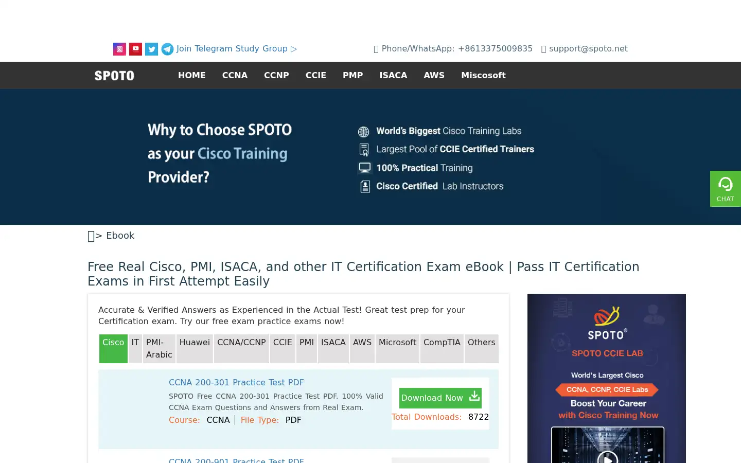Screenshot of spotoexam.com