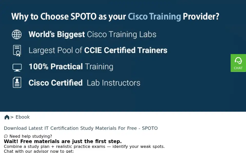 Screenshot of spototraining.com