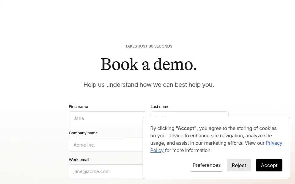 Screenshot of spott.io