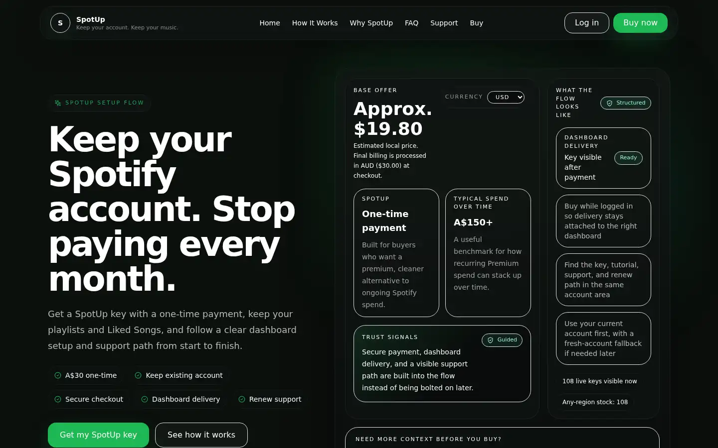 Screenshot of spotup.co