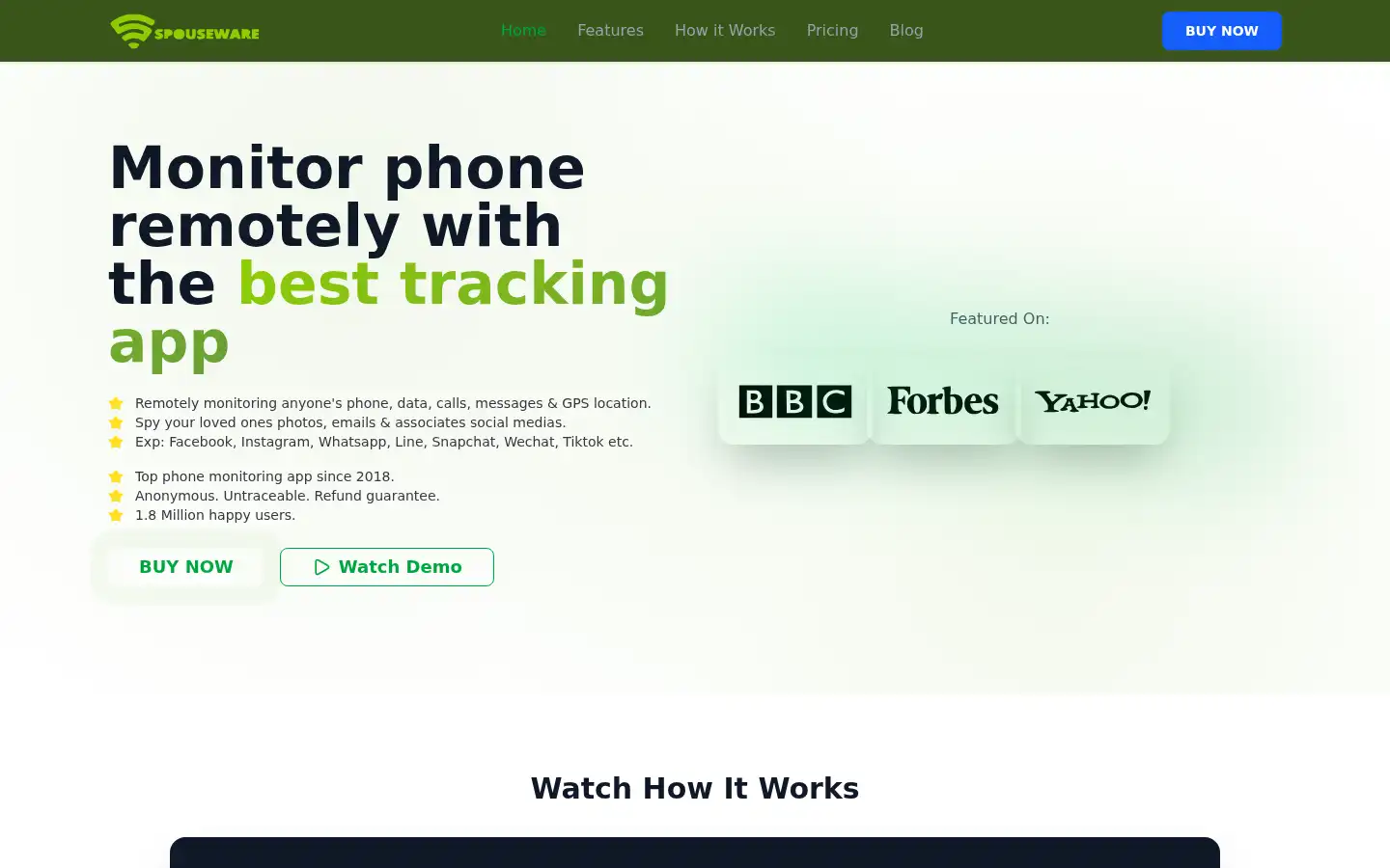 Screenshot of spouseware.net