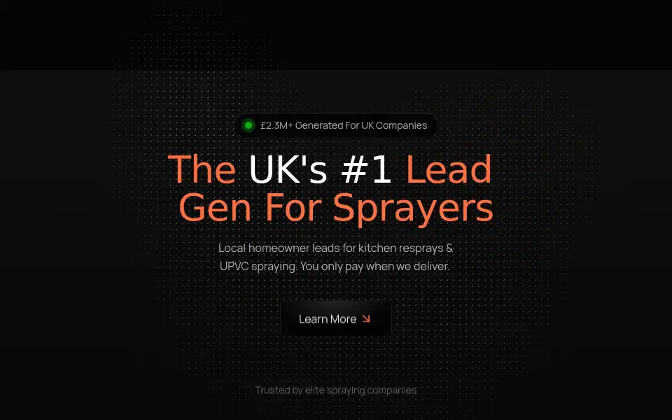 Screenshot of spraygrowth.co.uk
