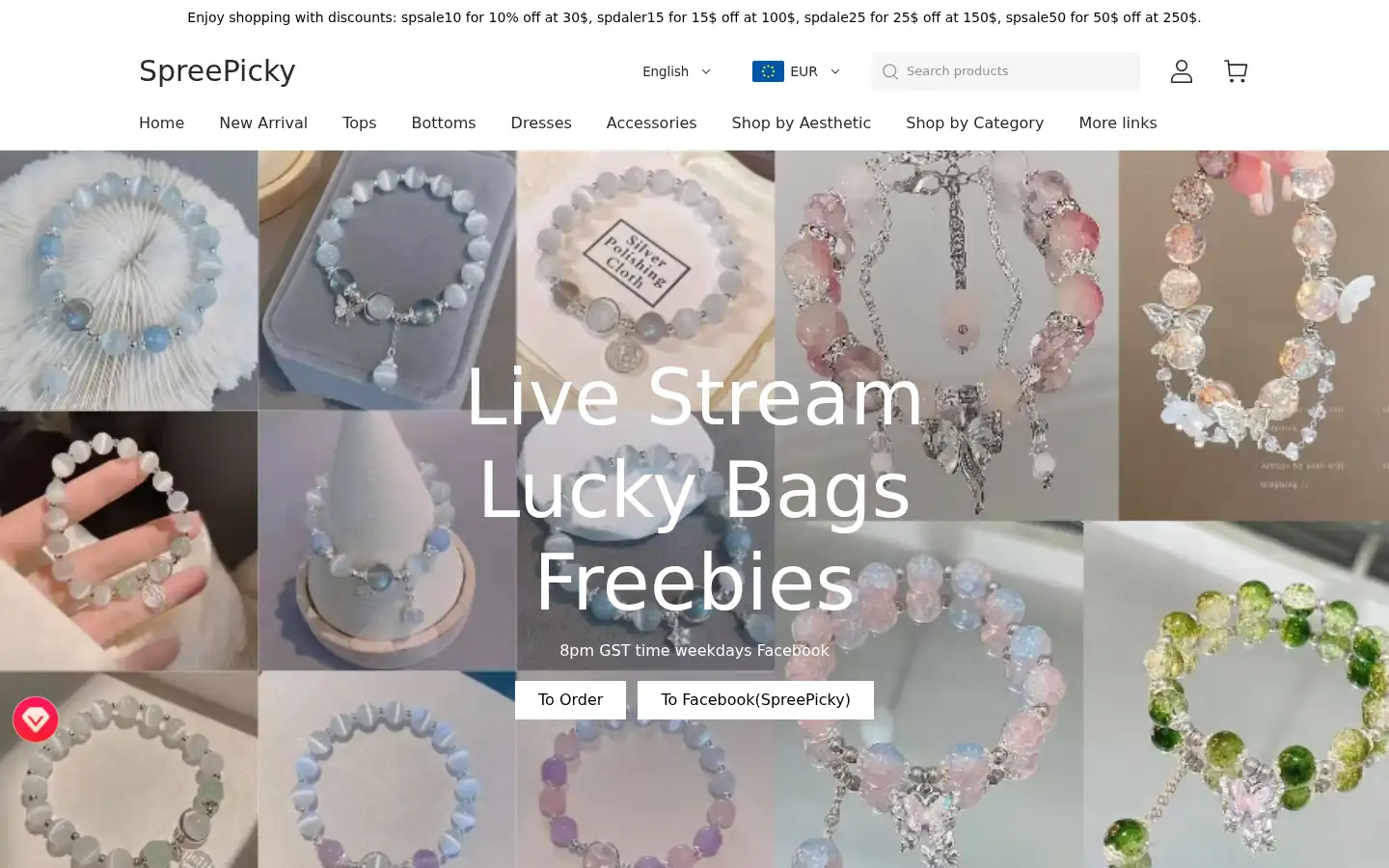 Screenshot of spreepicky.com