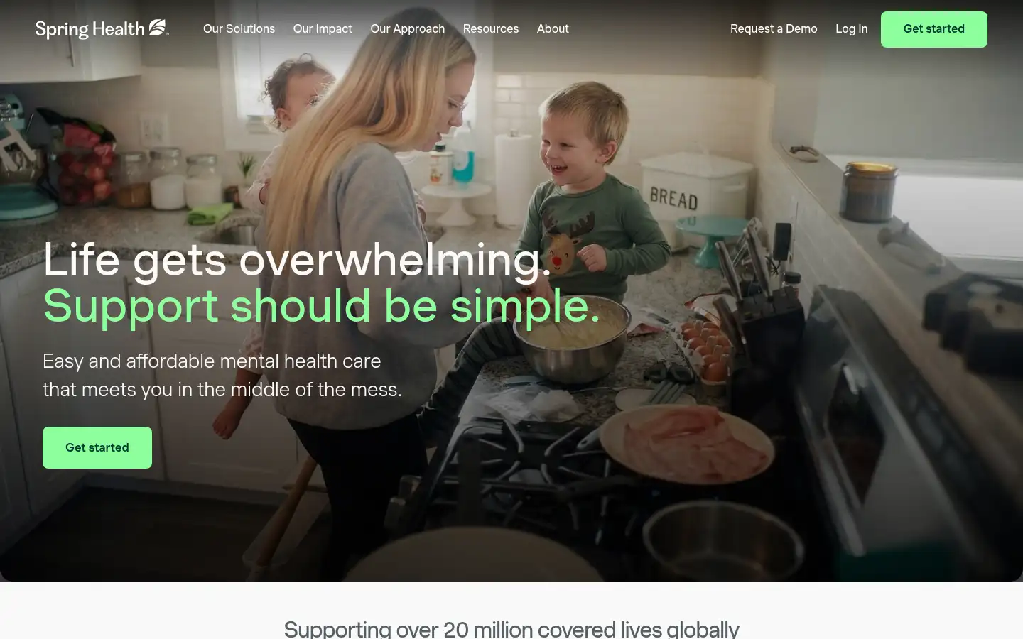 Screenshot of springhealth.com