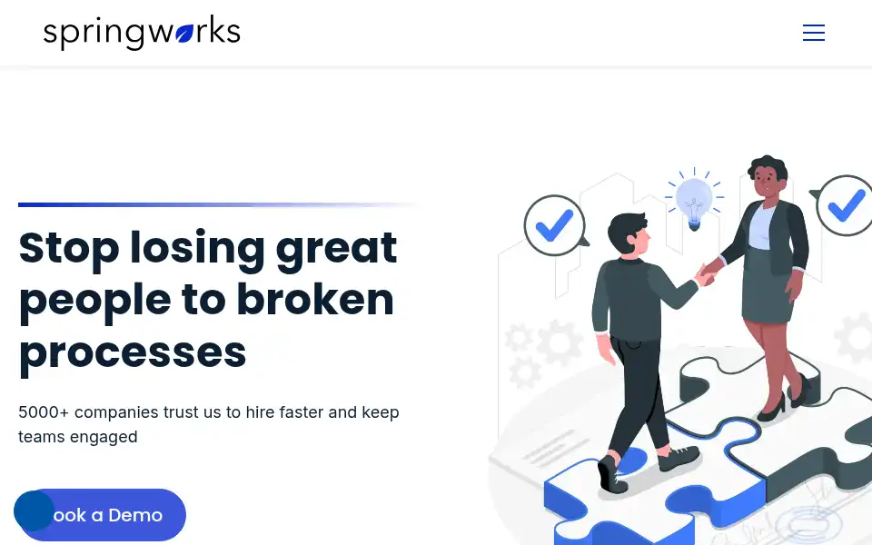 Screenshot of springworks.in