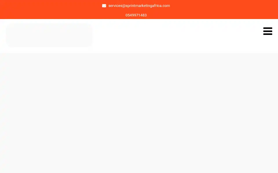 Screenshot of sprintmarketingafrica.com