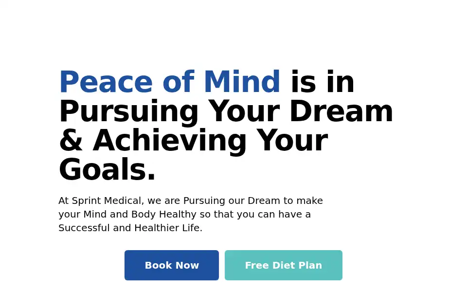 Screenshot of sprintmedical.in