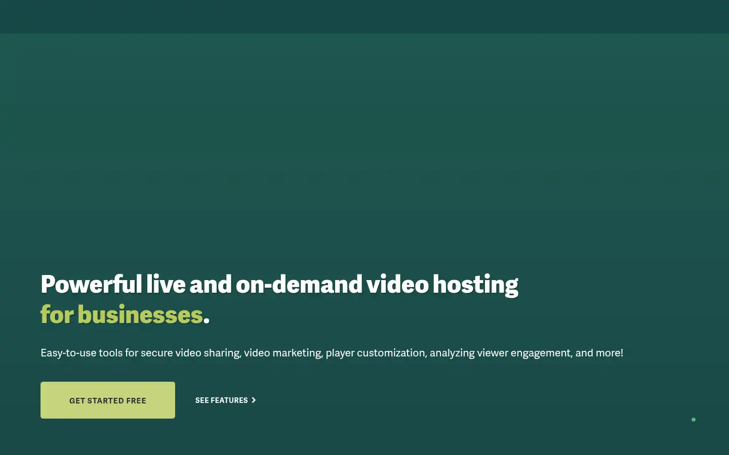 Screenshot of sproutvideo.com