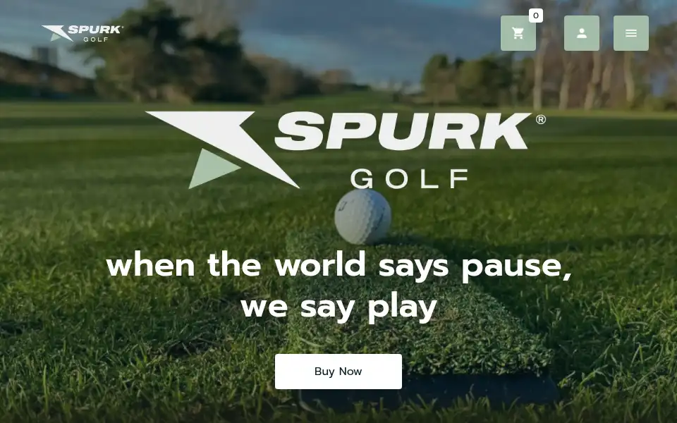 Screenshot of spurkgolf.co.uk