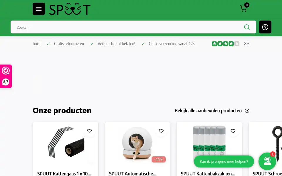 Screenshot of spuut.com