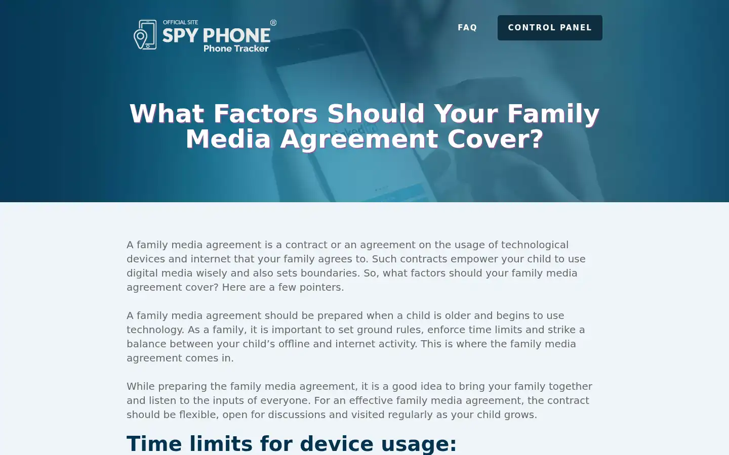 Screenshot of spy-phone-app.com