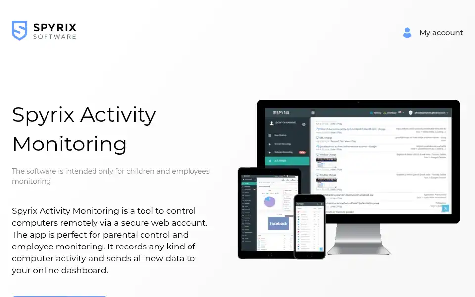 Screenshot of spyrix.pro