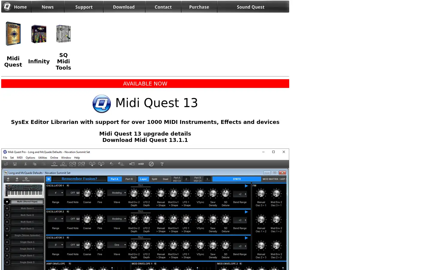 Screenshot of squest.com