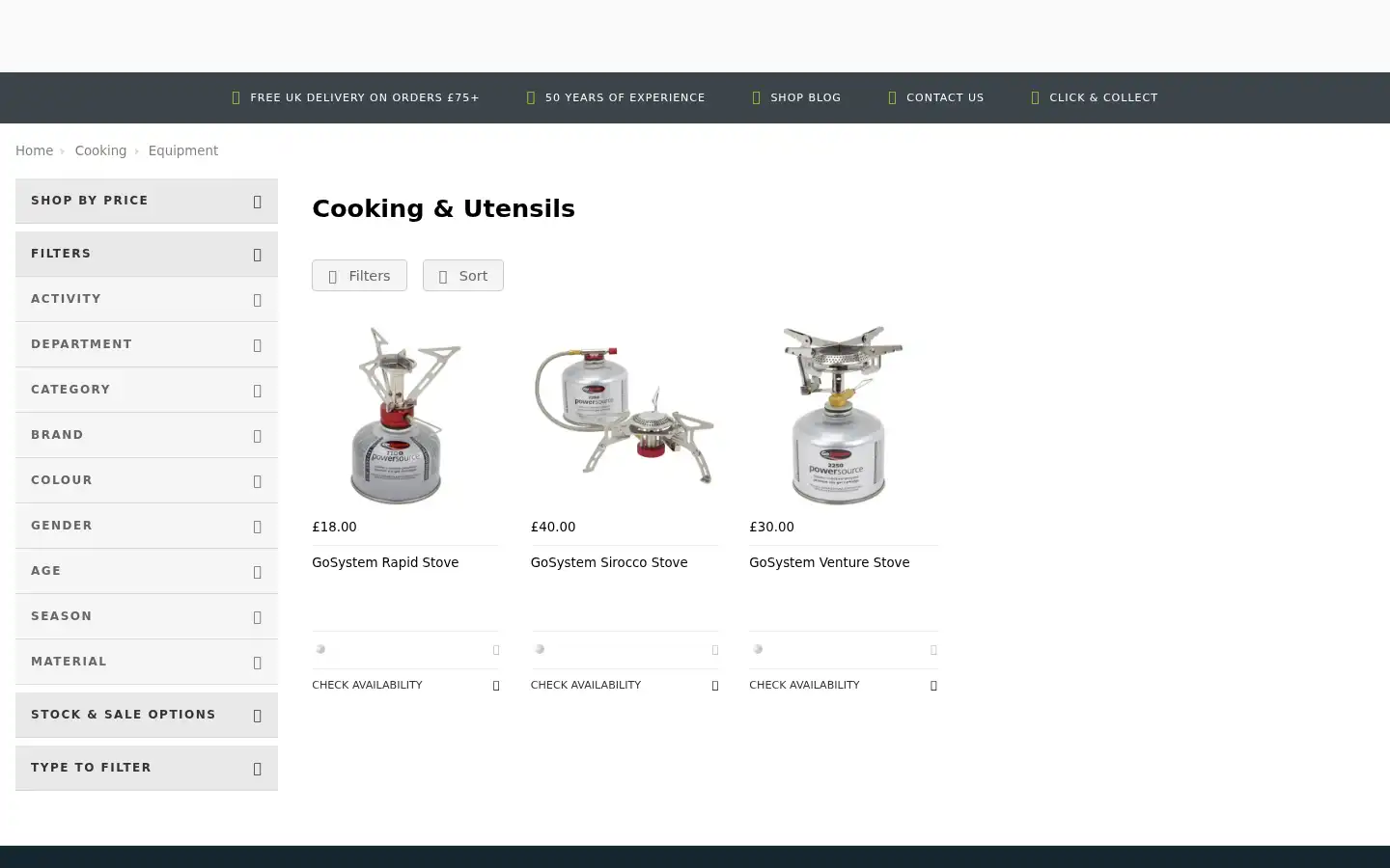 Screenshot of srcunningham.co.uk