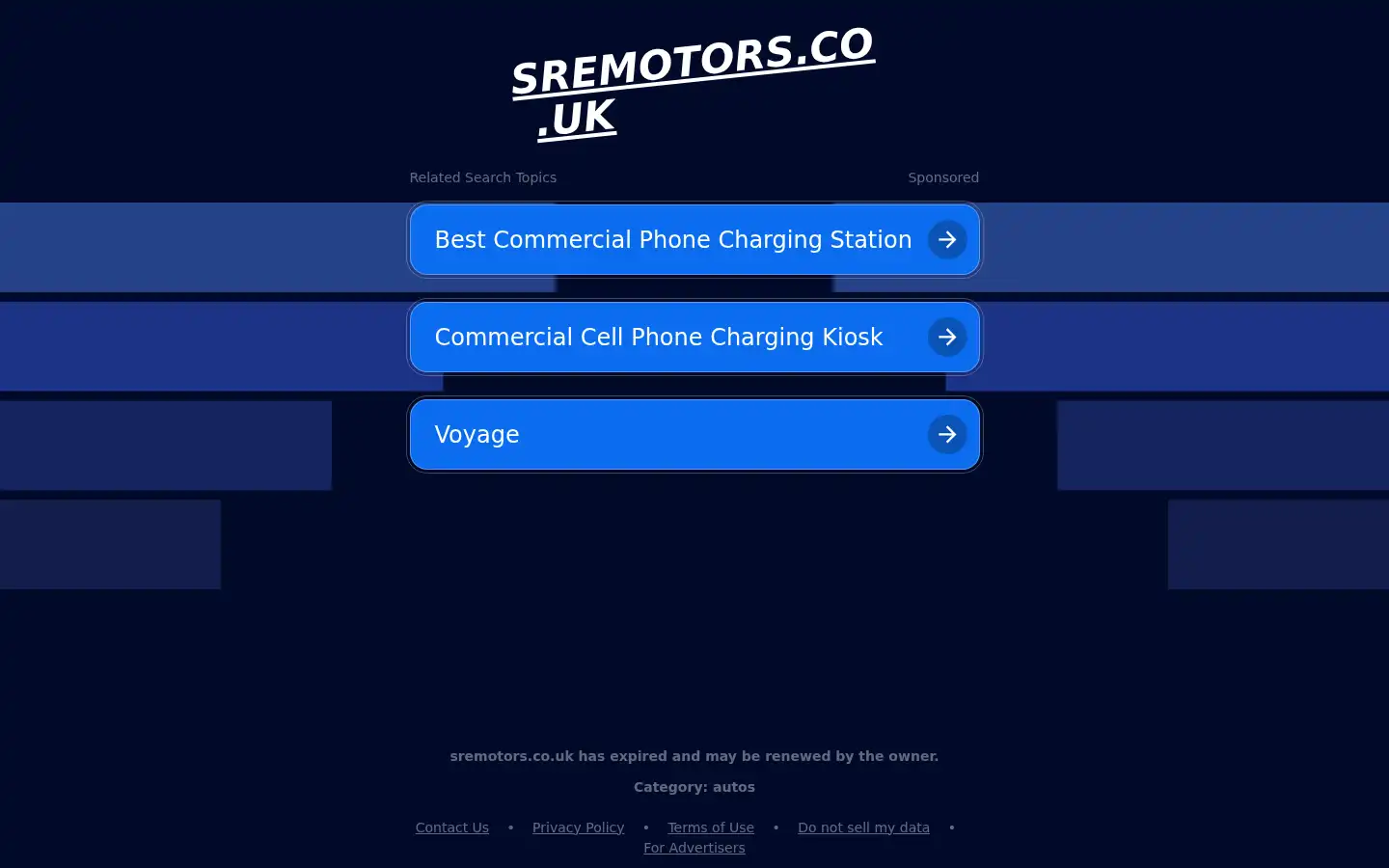Screenshot of sremotors.co.uk