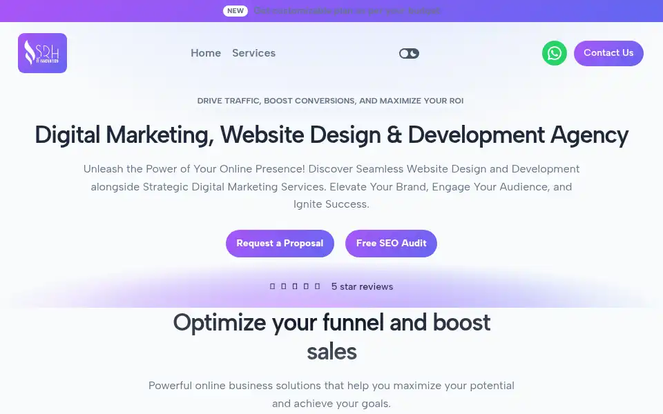 Screenshot of srhitinnovation.com