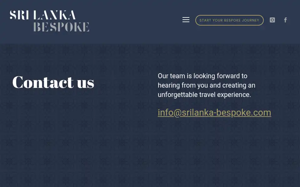 Screenshot of srilanka-bespoke.com