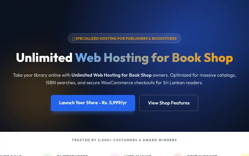 Screenshot of srilankawebhosting.com