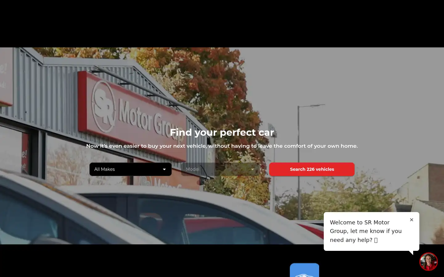 Screenshot of srmotorgroup.co.uk