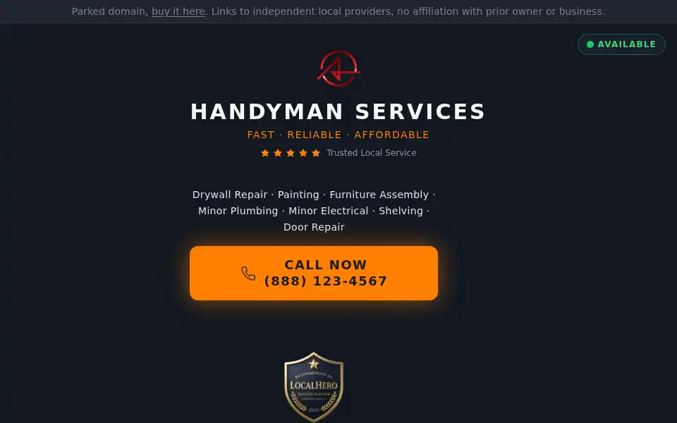 Screenshot of sro2handymanservices.com