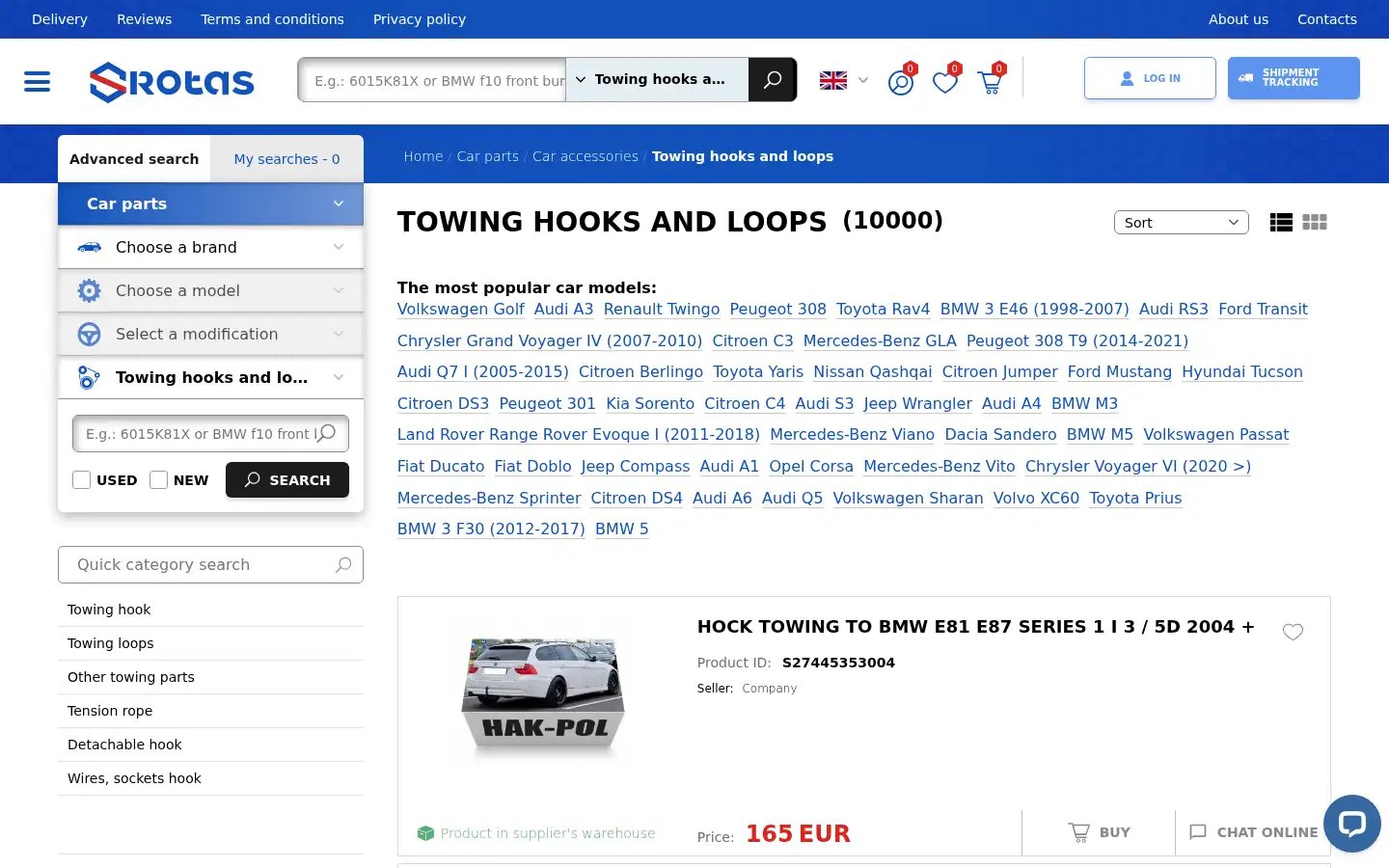 Screenshot of srotas24.co.uk