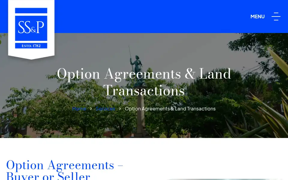 Screenshot of ssandp.com