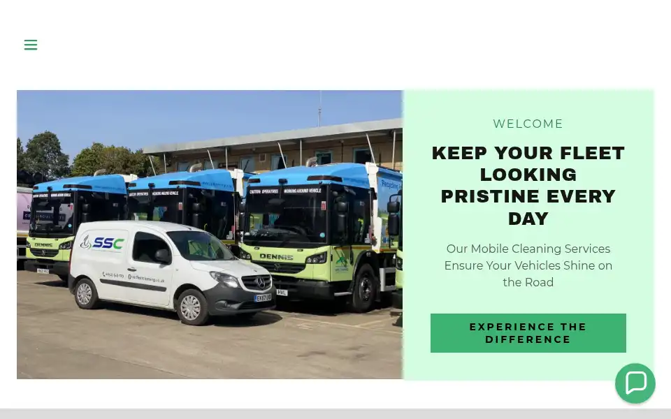 Screenshot of sscfleetcleaning.co.uk