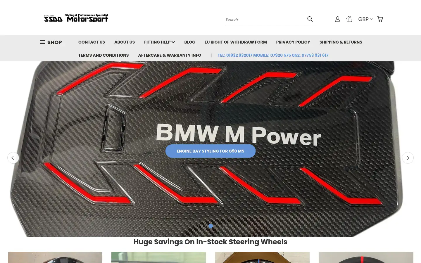 Screenshot of ssdd-motorsport.com