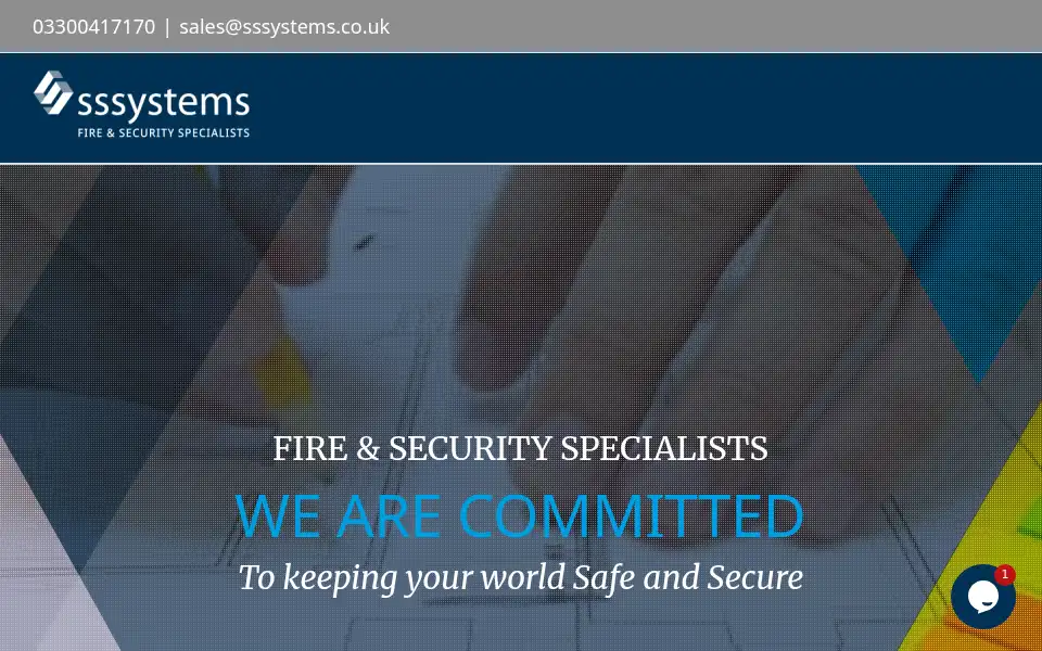 Screenshot of sssystems.co.uk