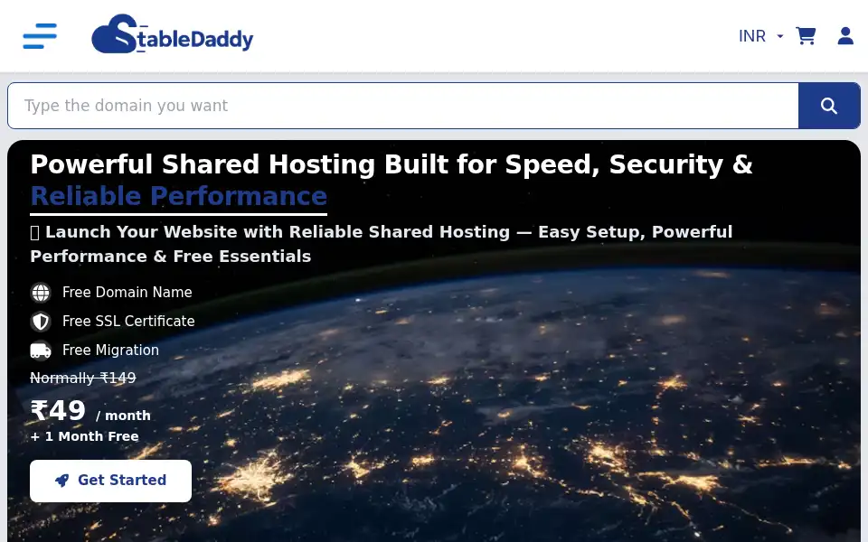 Screenshot of stabledaddy.com