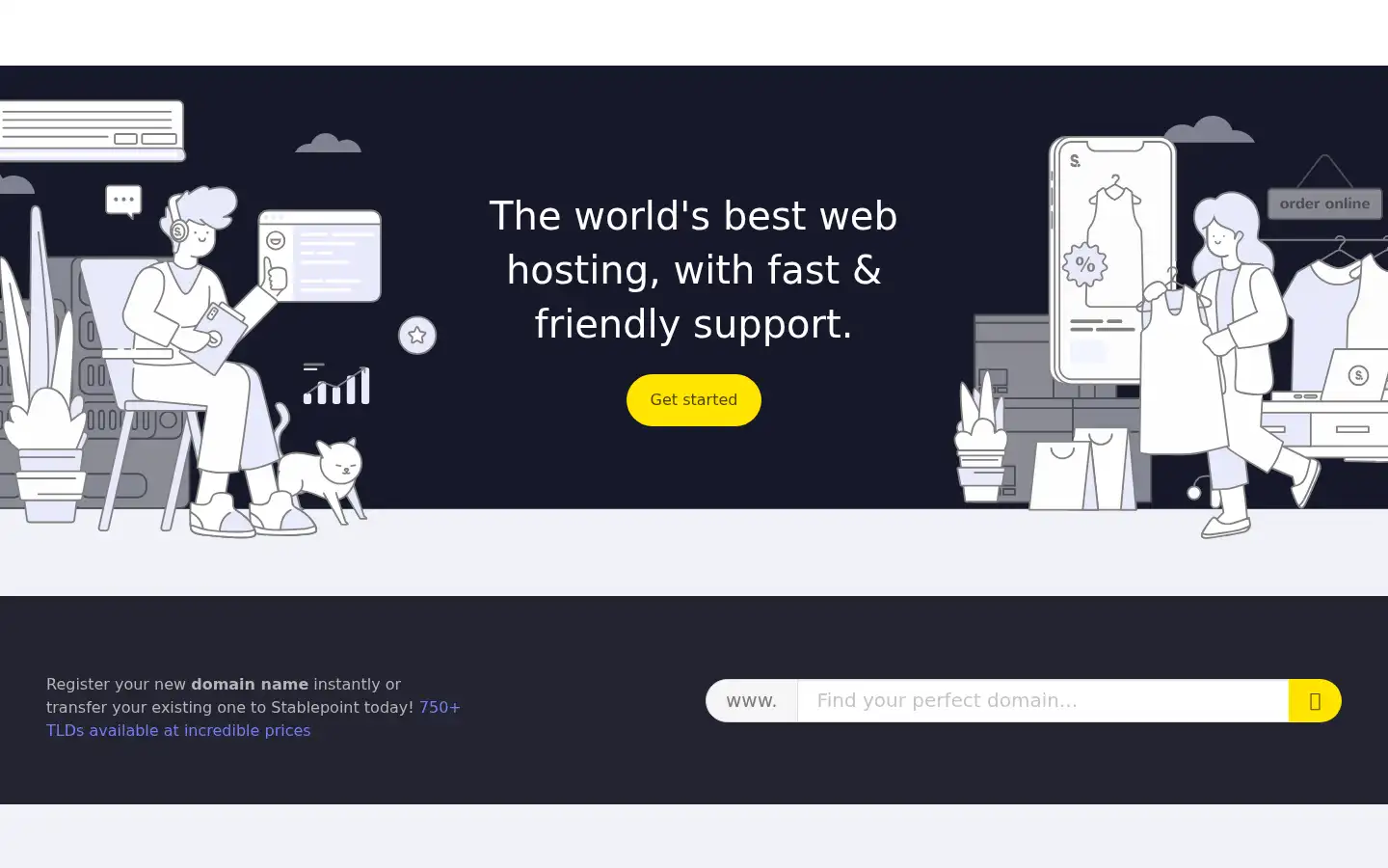 Screenshot of stablepoint.com