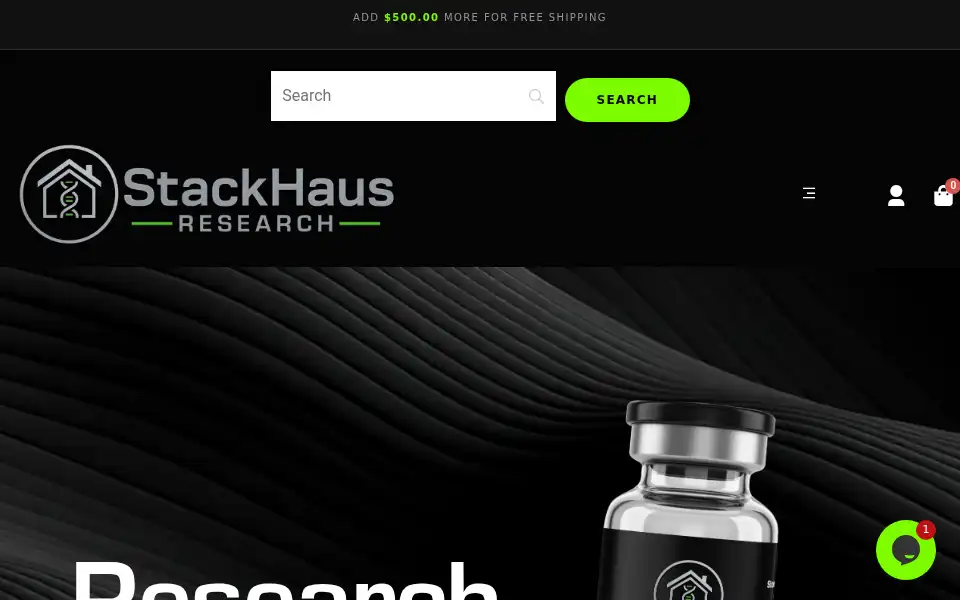 Screenshot of stackhausresearch.com