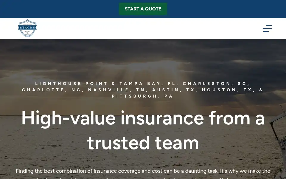 Screenshot of stacksbrokerage.com